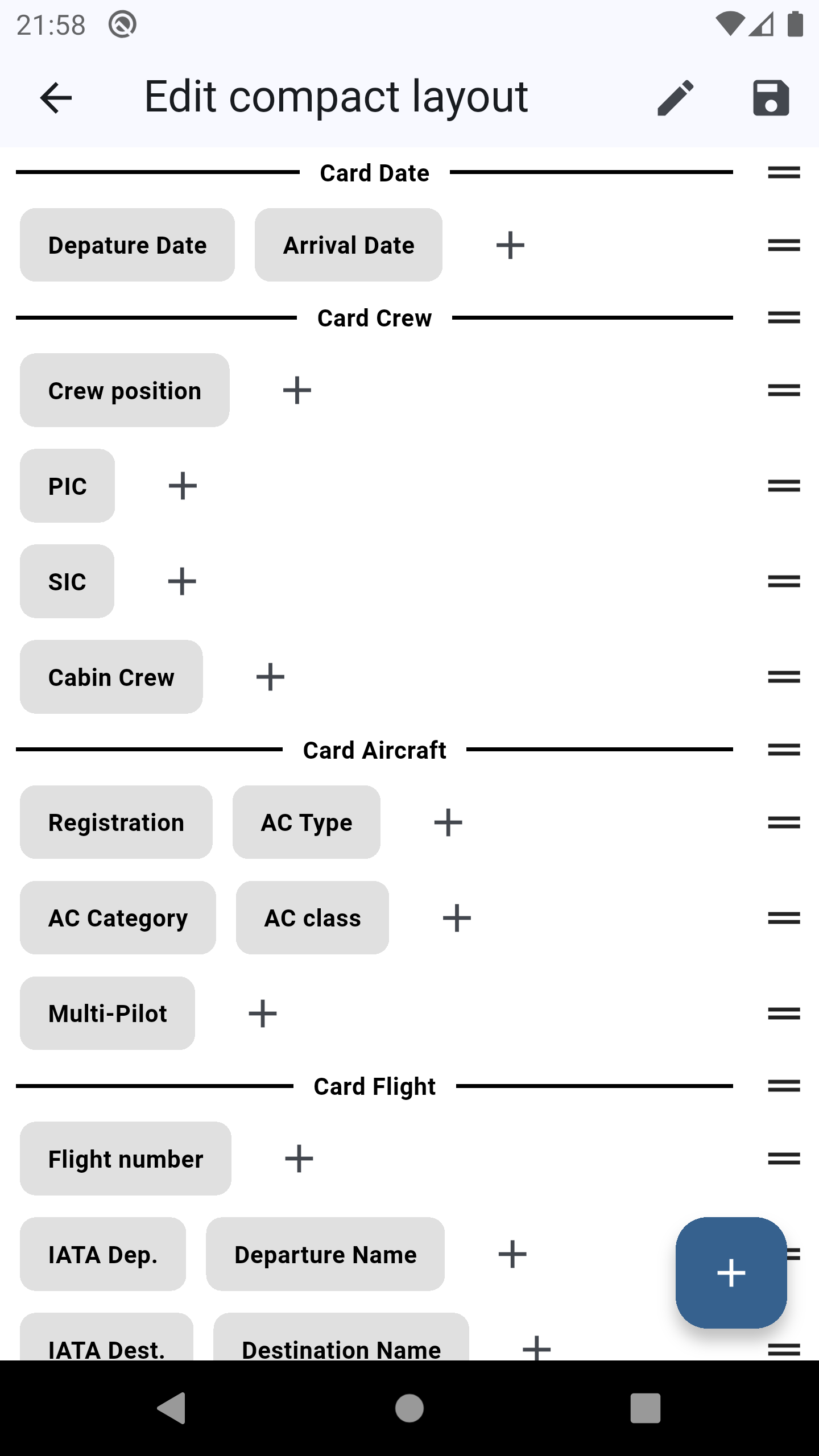 Customize input compact view
